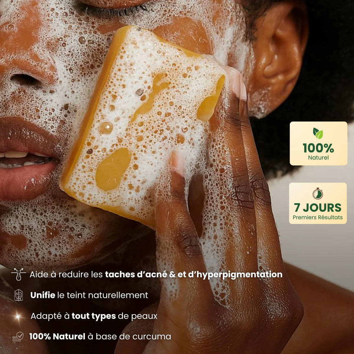 Savon au Curcuma | Anti-Taches & Hyperpigmentation✨