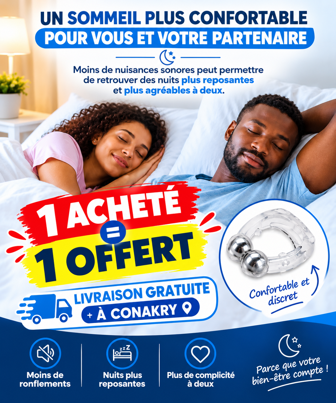 😴 Dites adieu au ronflement et retrouvez des nuits paisibles